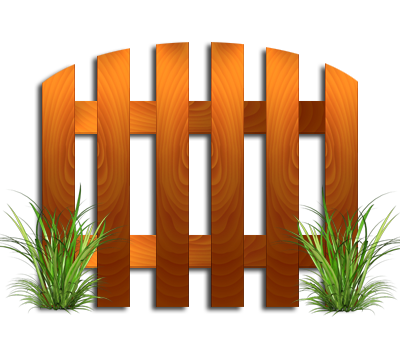 Декоративный деревянный забор D7