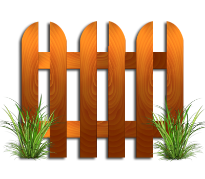 Декоративный деревянный забор D8