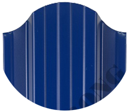 Металлический штакетник цвет RAL 5005